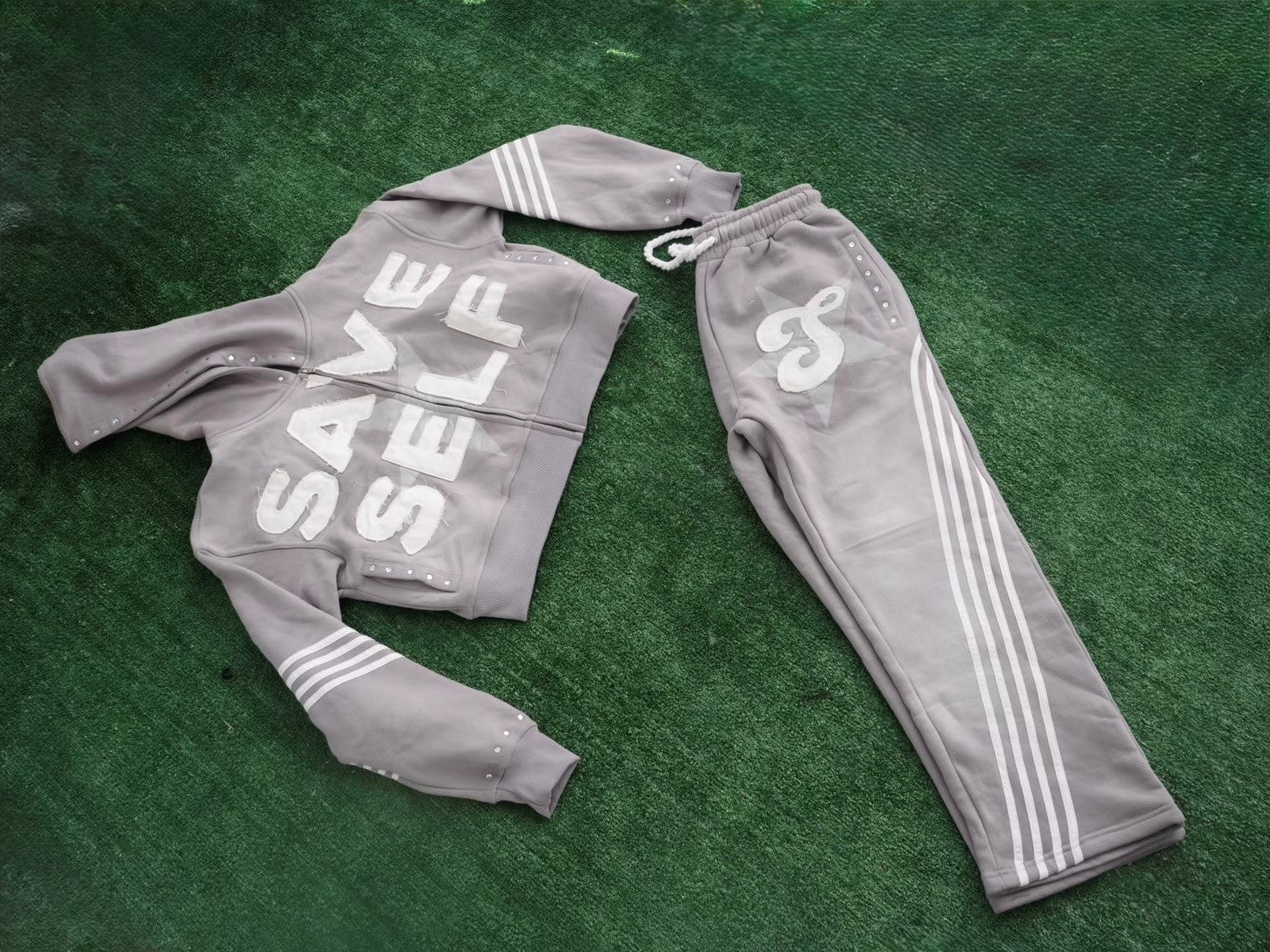 (Pre-order) Save Self Cropped Hoodie Set
