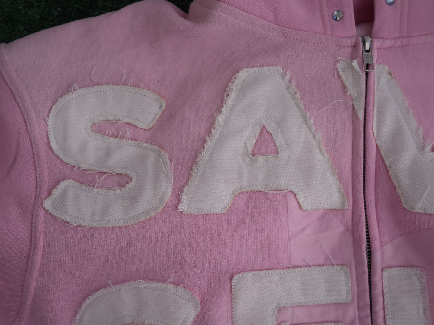 (Pre-order) Save Self Cropped Hoodie Set Pink